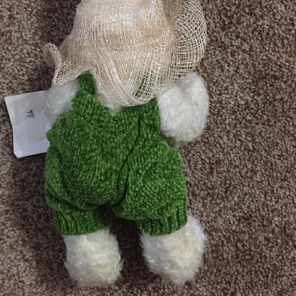 Berkeley Designs Easter Rabbit In Knit overalls - Picture 4 of 6